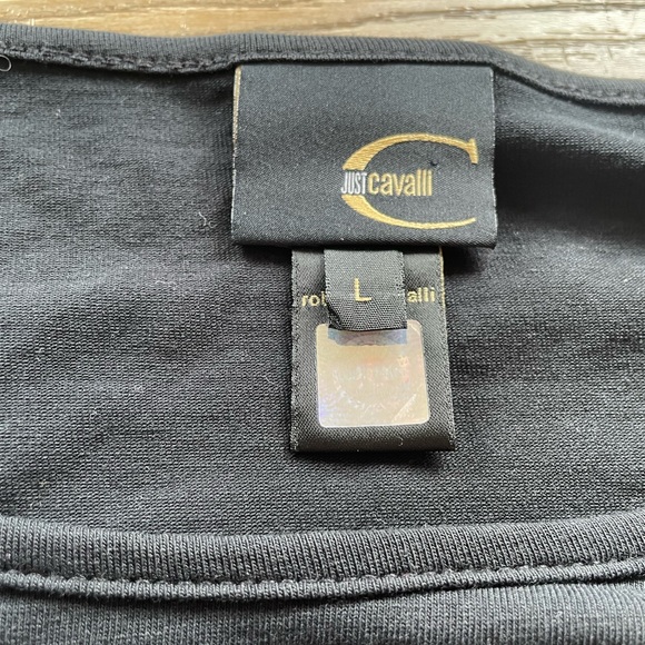 Roberto Cavalli long sleeve graphic long sleeve t - Picture 3 of 4